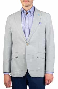 TailorByrd Mini Check Melange Sport Coat