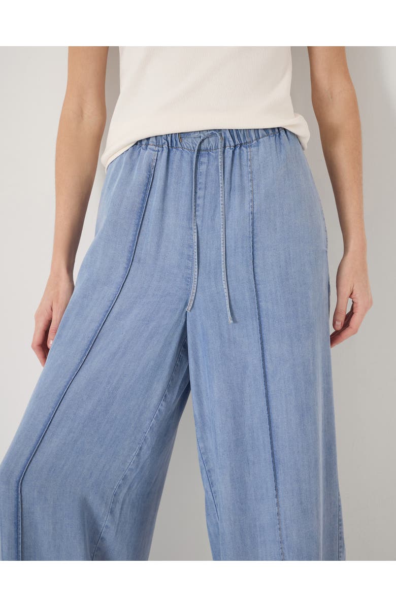 Hush Petunia Chambray Trousers, Alternate, color, Light Washed Denim