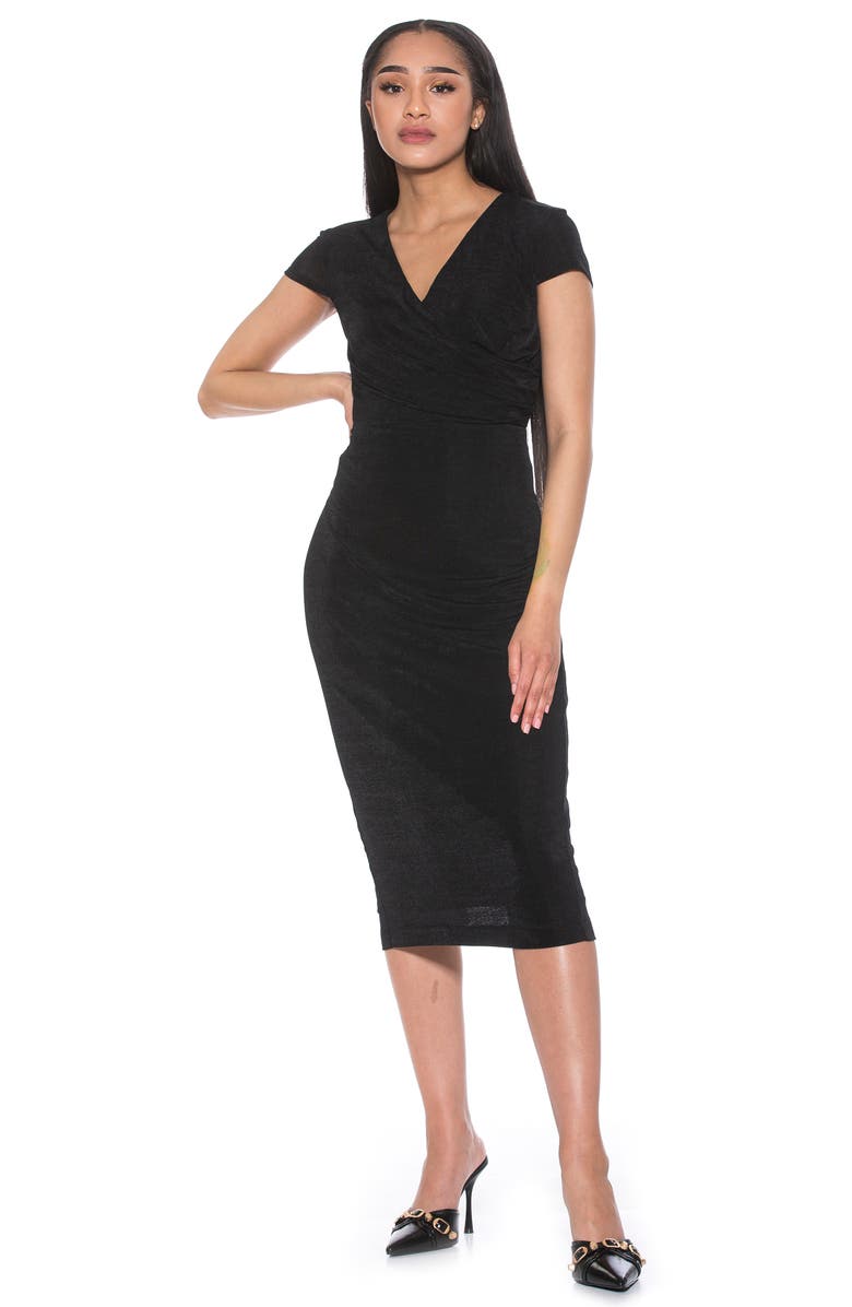Alexia Admor Orine Draped Sheath Dress, Alternate, color,