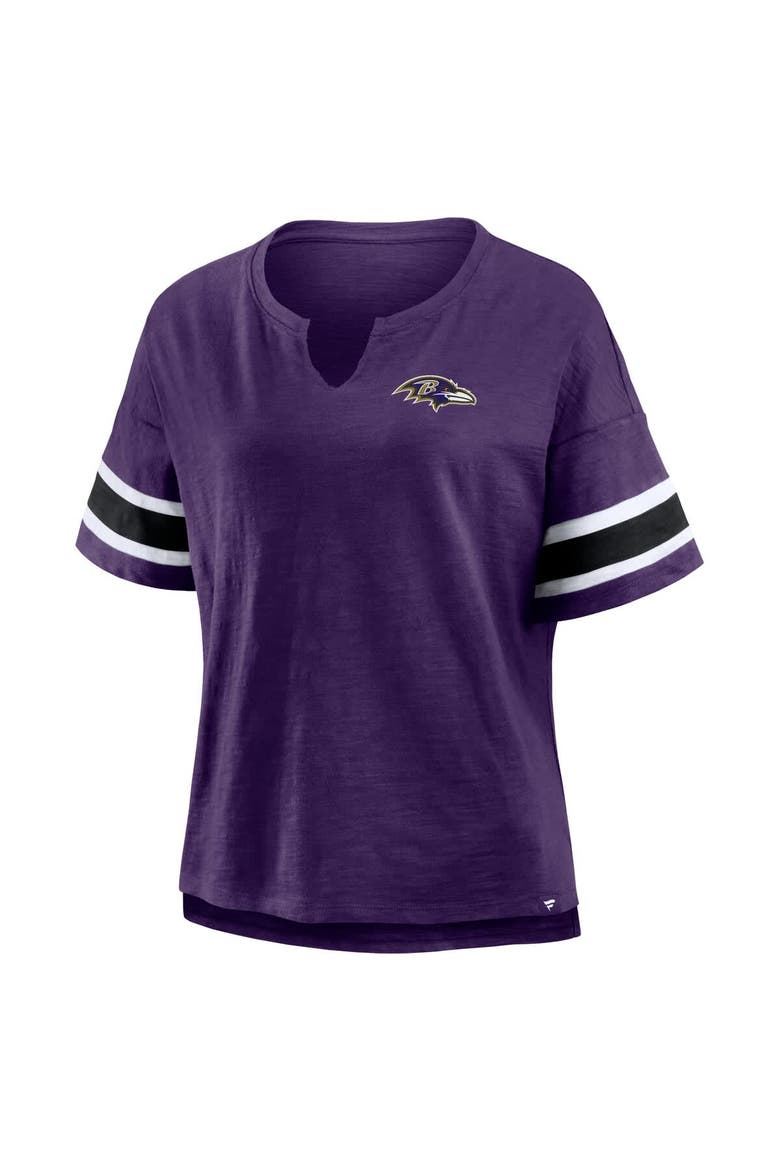 Women's Fanatics Purple Baltimore Ravens Redzone Curl Route T-Shirt, Alternate, color, Purple