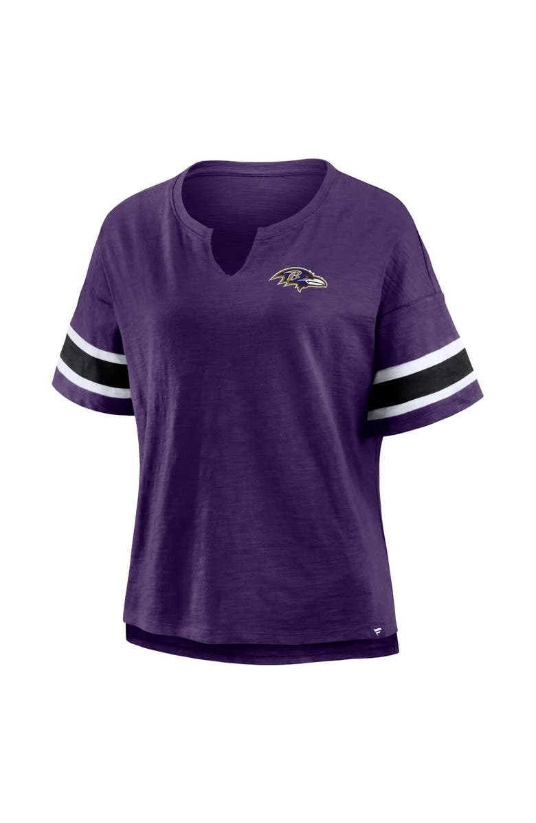 FANATICS Women's Fanatics Purple Baltimore Ravens Redzone Curl Route T-Shirt, Alternate, color, Purple