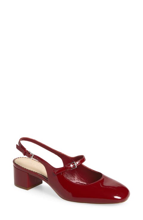 Diana Slingback Block Heel Pump