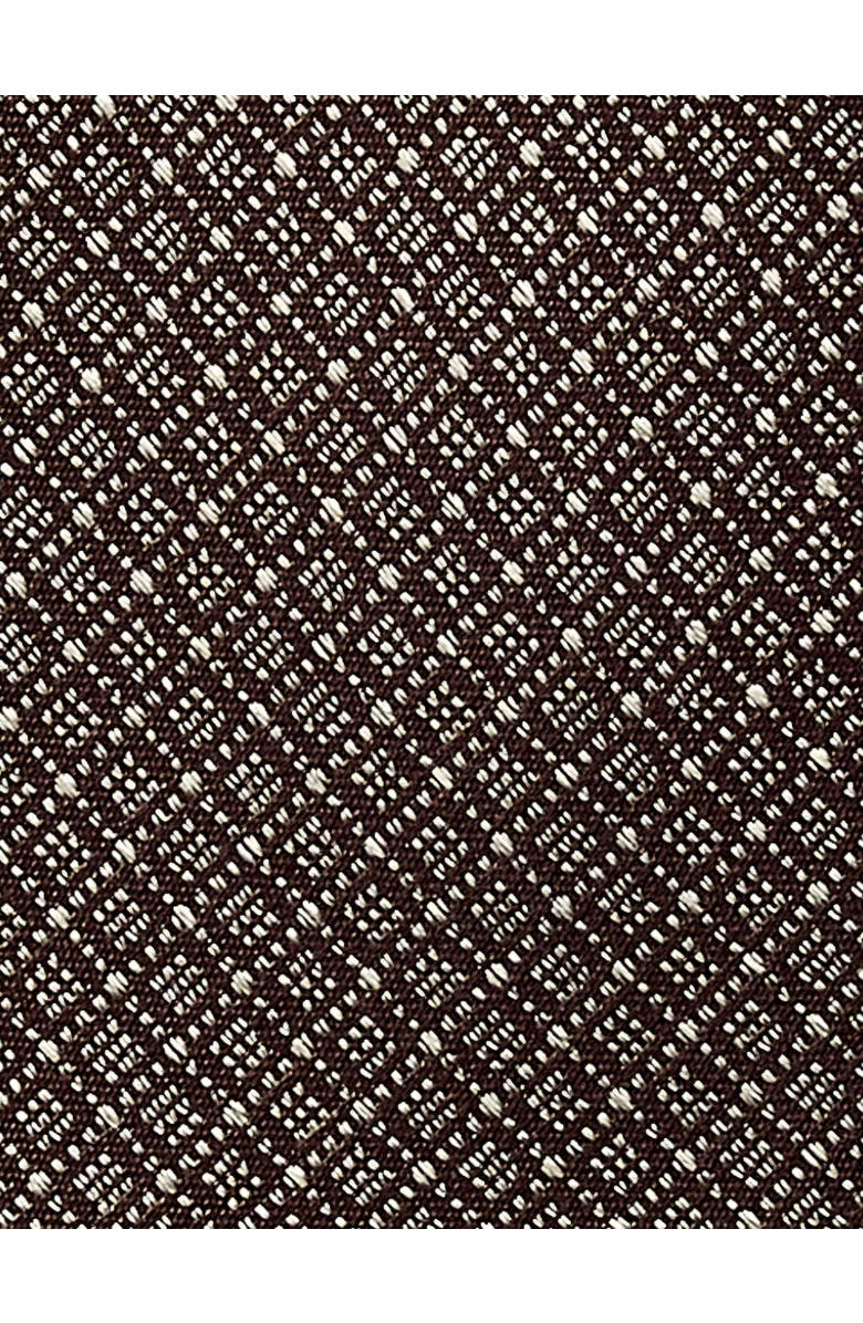 Michael Kors Archer Mini Grid Patterned Tie, Alternate, color, Camel