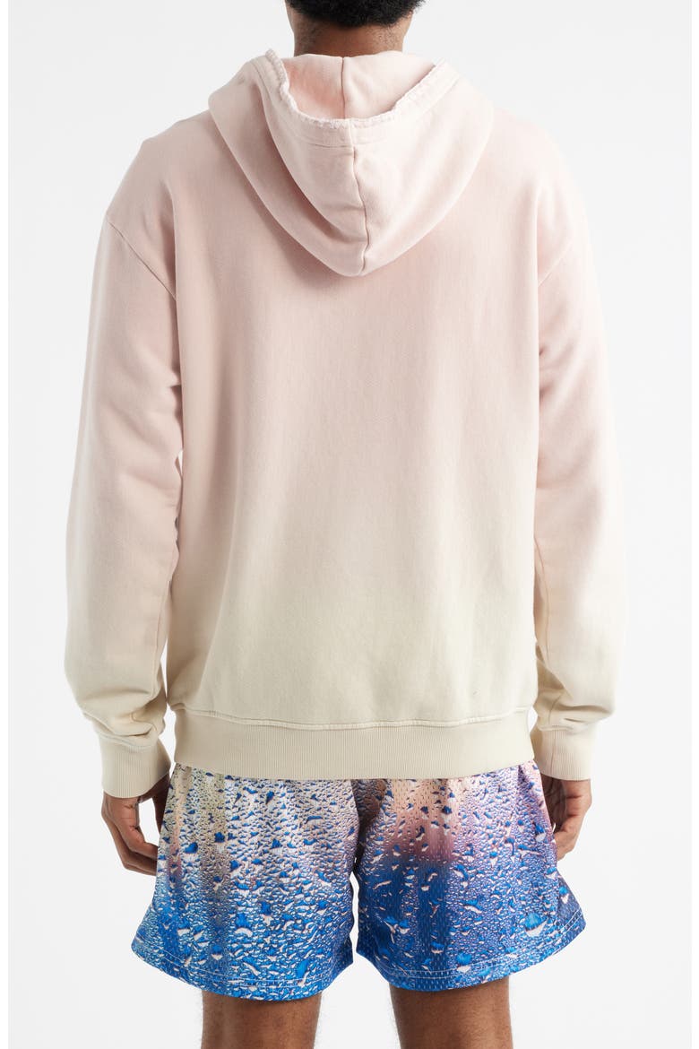 Daybreak Dip Dye Cotton Fleece Hoodie, Alternate, color, PINK