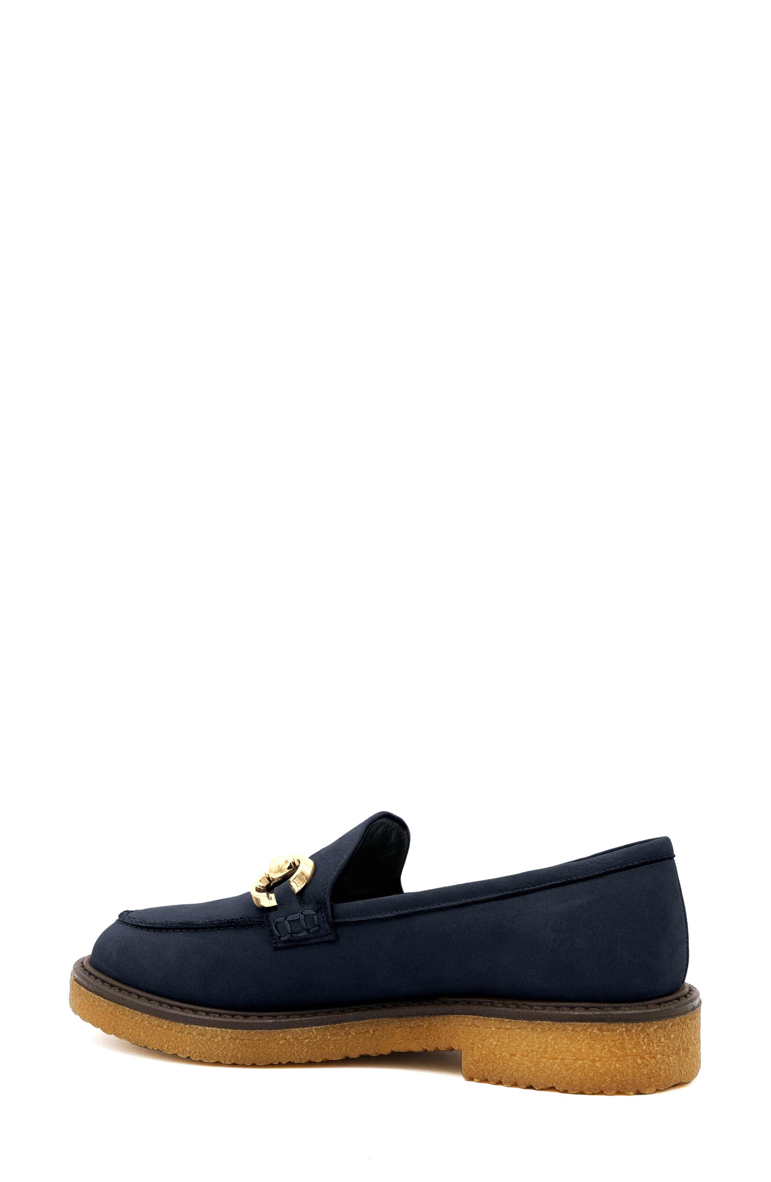Balzello Leather Loafer, Alternate, color, NAVY