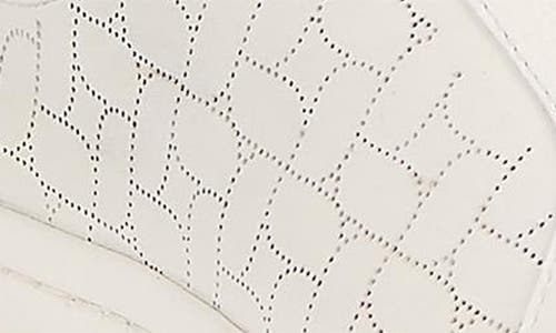 Lk Bennett Womens Joy Laser-cut Leather Low-top Trainers In Off White