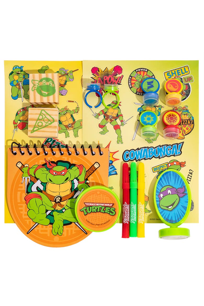 Stamp & Doodle, Teenage Mutant Ninja Turtles Craft Set, Kids 5+, Alternate, color, Multicolored