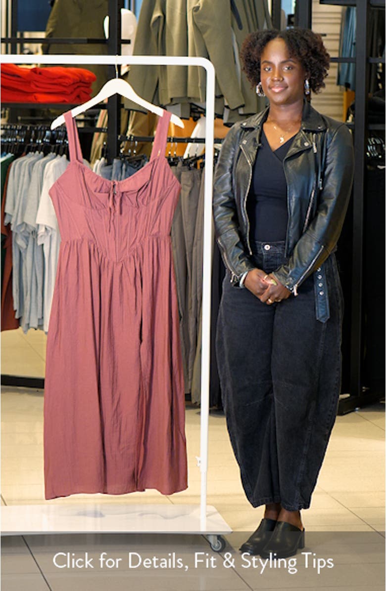 Sofie Corset Midi Dress, sales video thumbnail