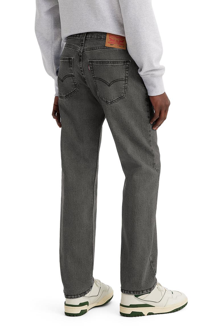 505™ Regular Straight Leg Jeans, Alternate, color, FLY ON THE WALL