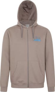 Mountain Warehouse Graphic Textured Full Zip Hoodie