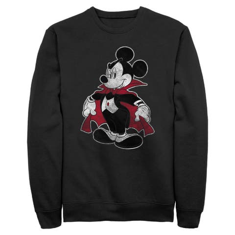 Mens Mickey & Friends Halloween Retro Vampire Sweatshirt