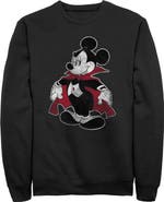 Mickey & Friends Mens Mickey & Friends Halloween Retro Vampire Sweatshirt