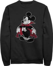 Mickey & Friends Mens Mickey & Friends Halloween Retro Vampire Sweatshirt