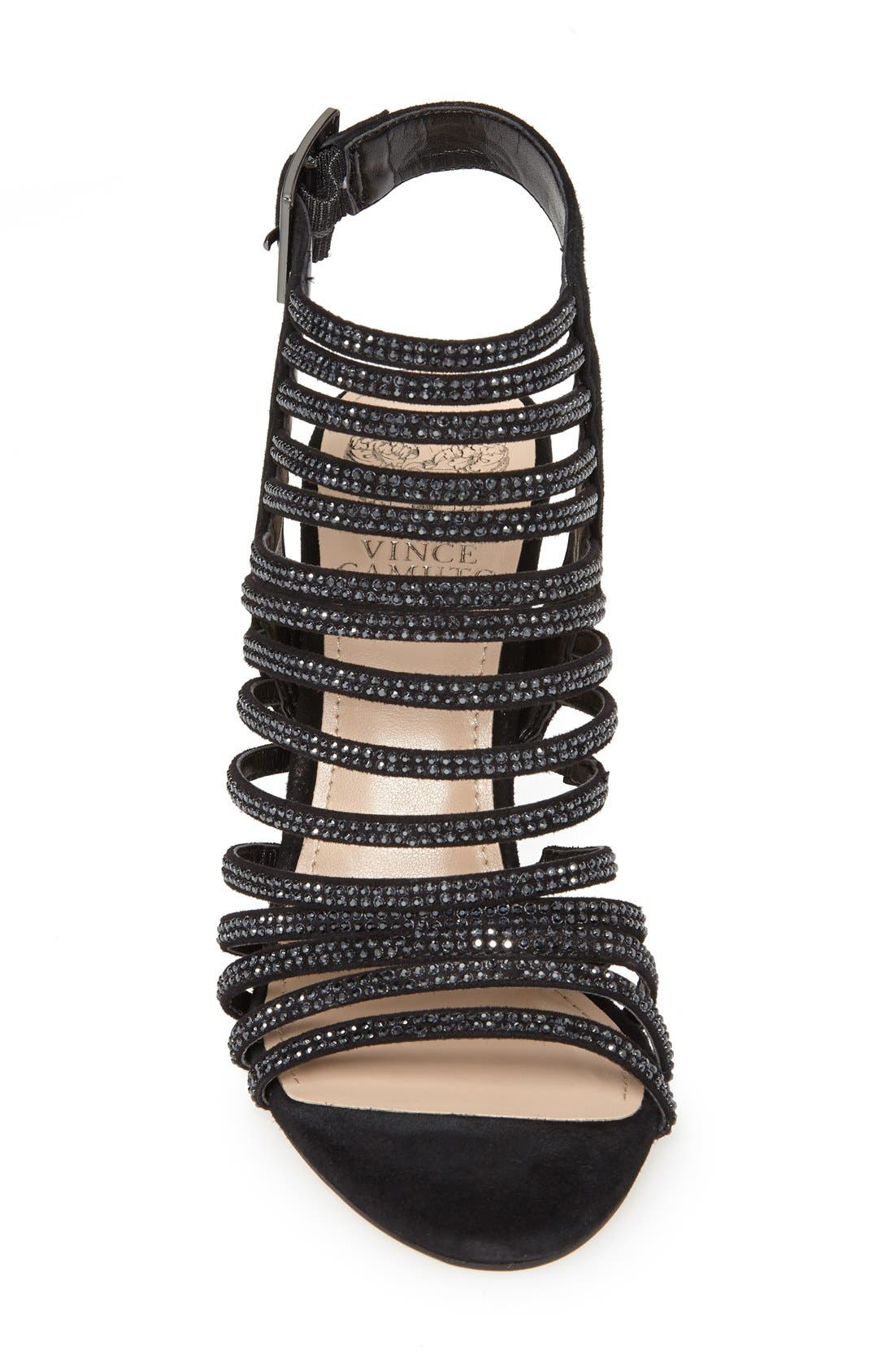 'Kipper' Sandal, Alternate, color, BLACK