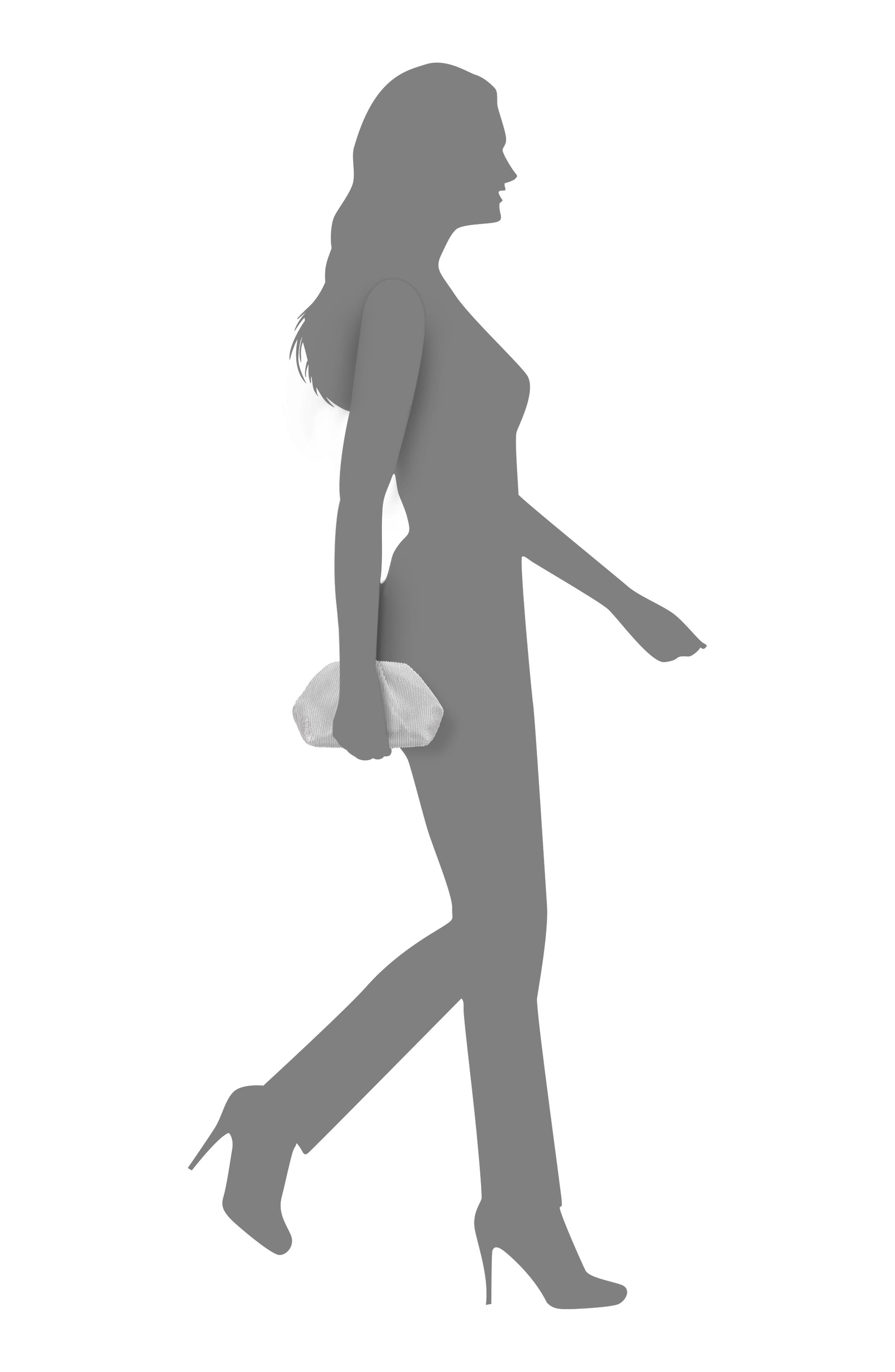 Nina Emmy Clutch, Alternate, color, Silver