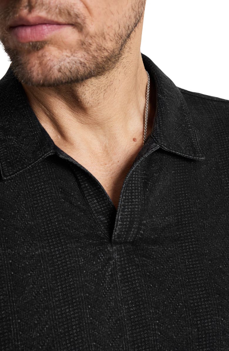 John Varvatos Zion Jacquard Garment Polo, Alternate, color, 