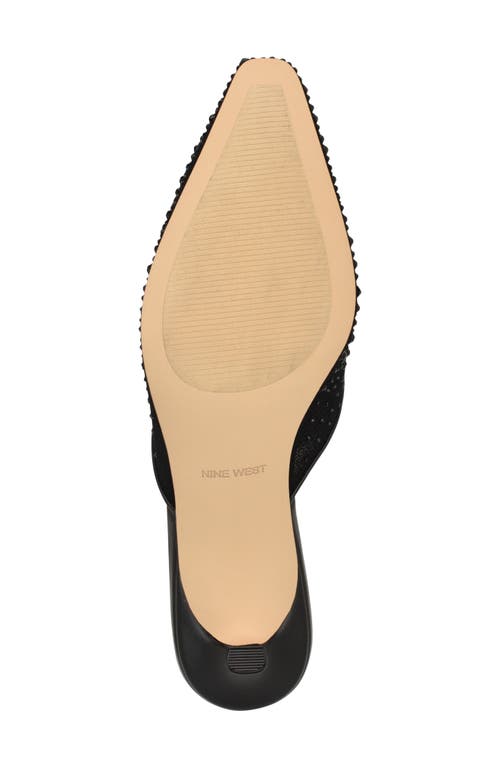 Nine West Camenlap Mule In Black