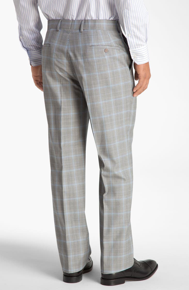 Robert Talbott Grey Glen Plaid Suit, Alternate, color, 