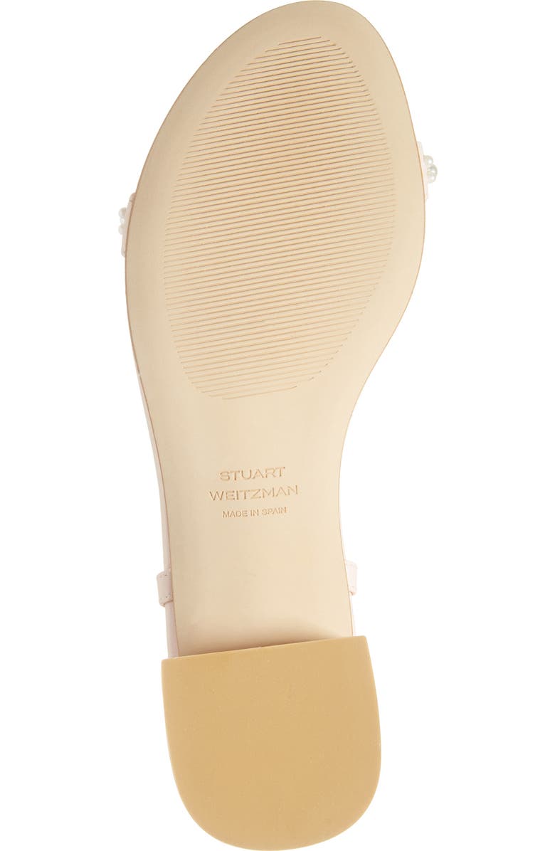 Stuart Weitzman Dancer Faux Pearl Sandal, Alternate, color,