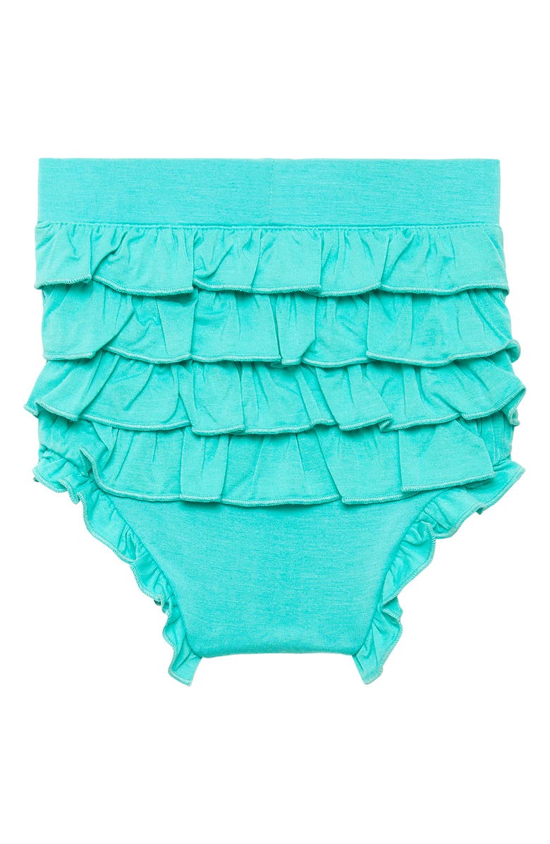 Posh Peanut Melia Flutter Sleeve Top & Ruffle Bloomers Set, Alternate, color, 