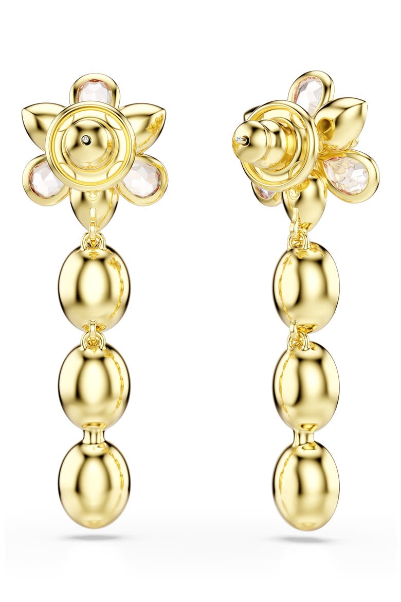 Idyllia Flower Drop Earrings, Alternate, color, GOLD/ MULTI