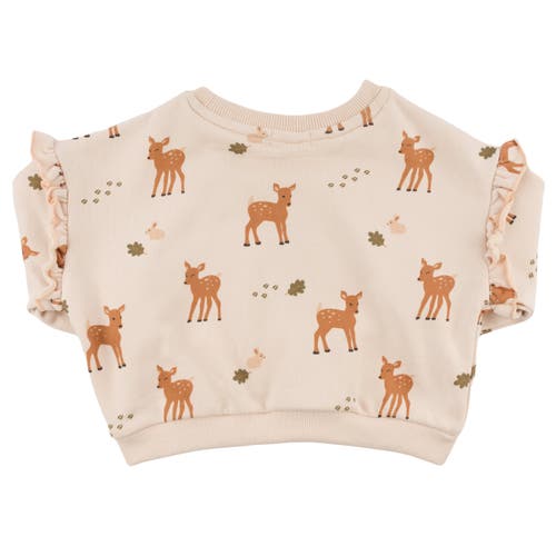 Oh Baby! Brand Deer Print Slouch-toddler, Little Kid In Pink