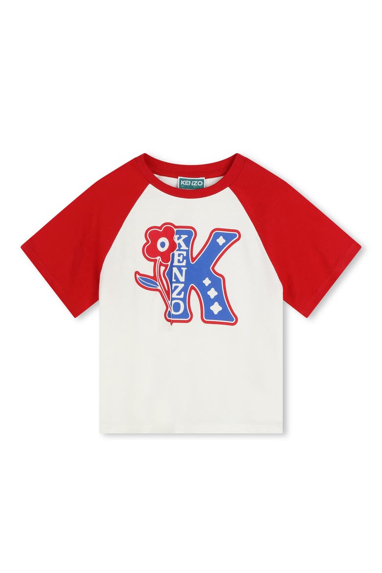 Kids' Cotton Logo Graphic T-Shirt, Main, color, IVORY