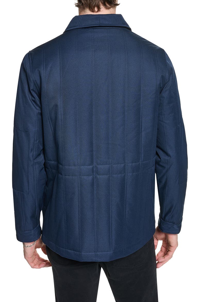 Quilted Shirt Jacket, Alternate, color, NAVY