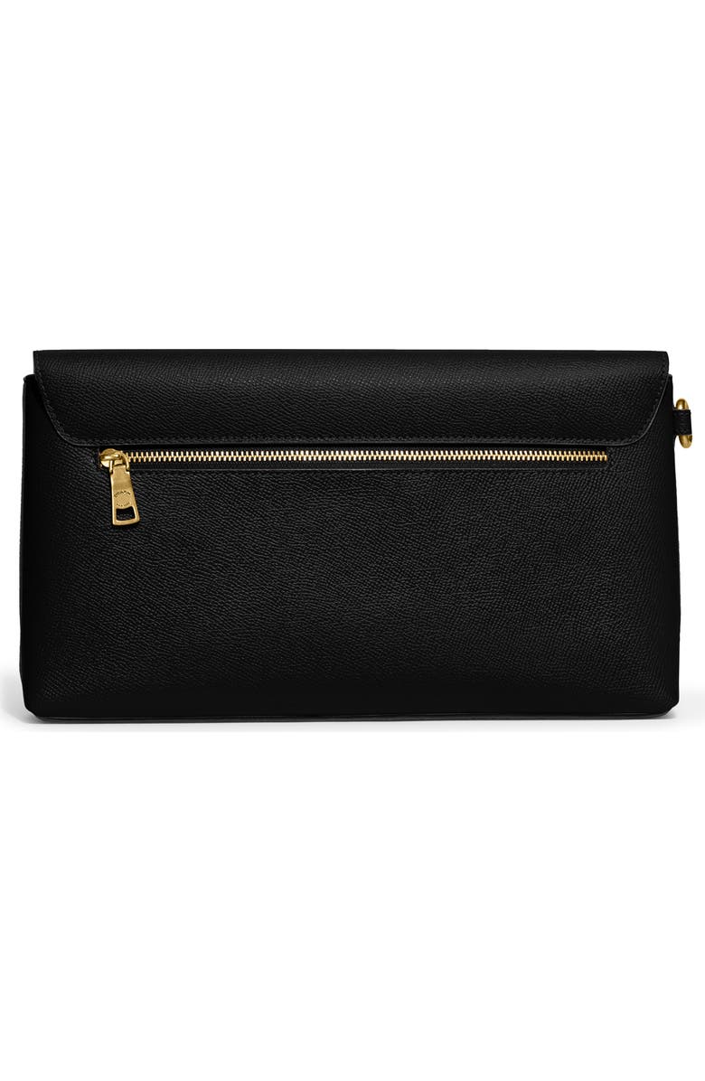 COACH Wyn Crossgrain Leather Clutch, Alternate, color,