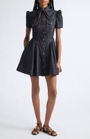 Zimmermann Denim Corset Minidress