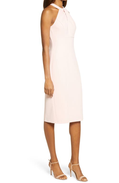 Julia Jordan Twist Neck Sheath Dress