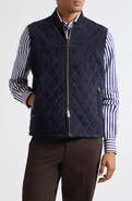 ISAIA Quilted Suede Vest