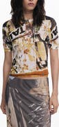 Desigual Abstract Print T-Shirt