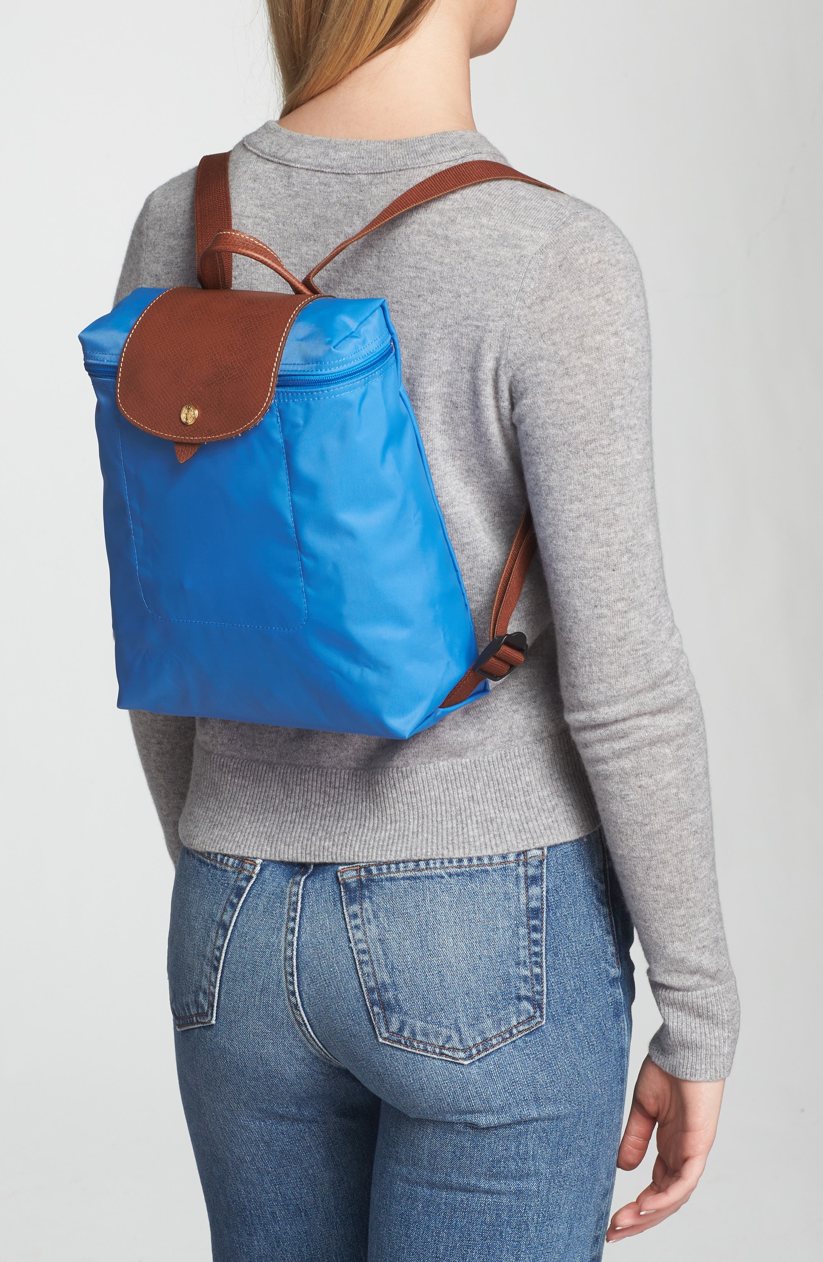 Longchamp Le Pliage Backpack, Alternate, color, 