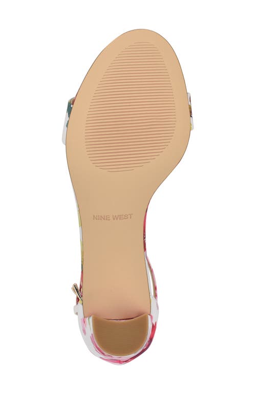 Nine West Pruce Ankle Strap Sandal In Pink