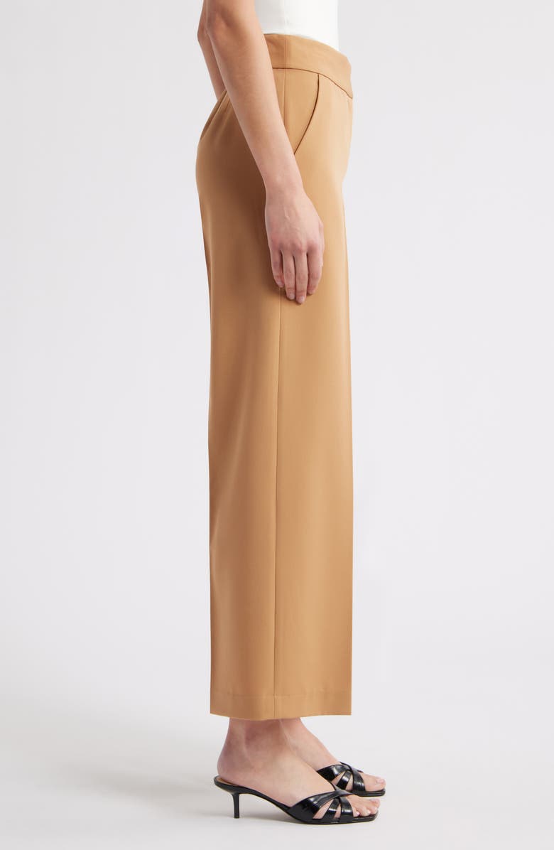 Tahari ASL Wide Leg Pants, Alternate, color, Camel