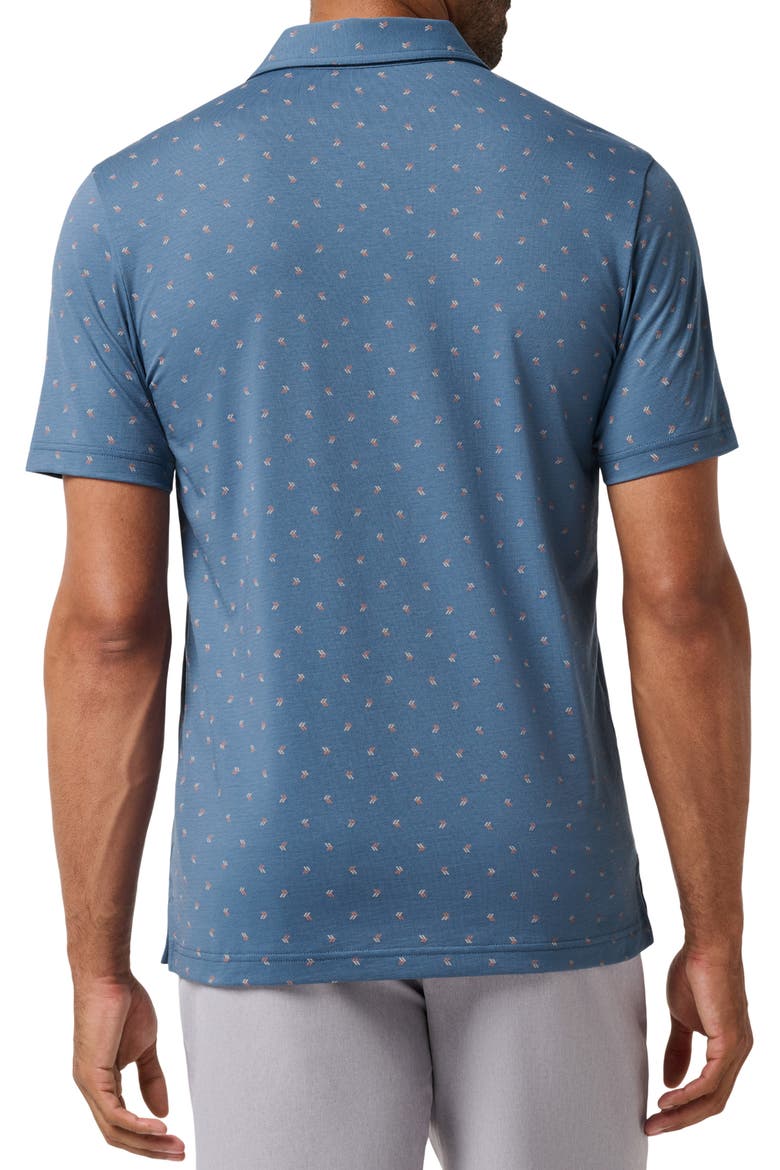 Neat Jersey Polo, Alternate, color, BLUE HORIZON