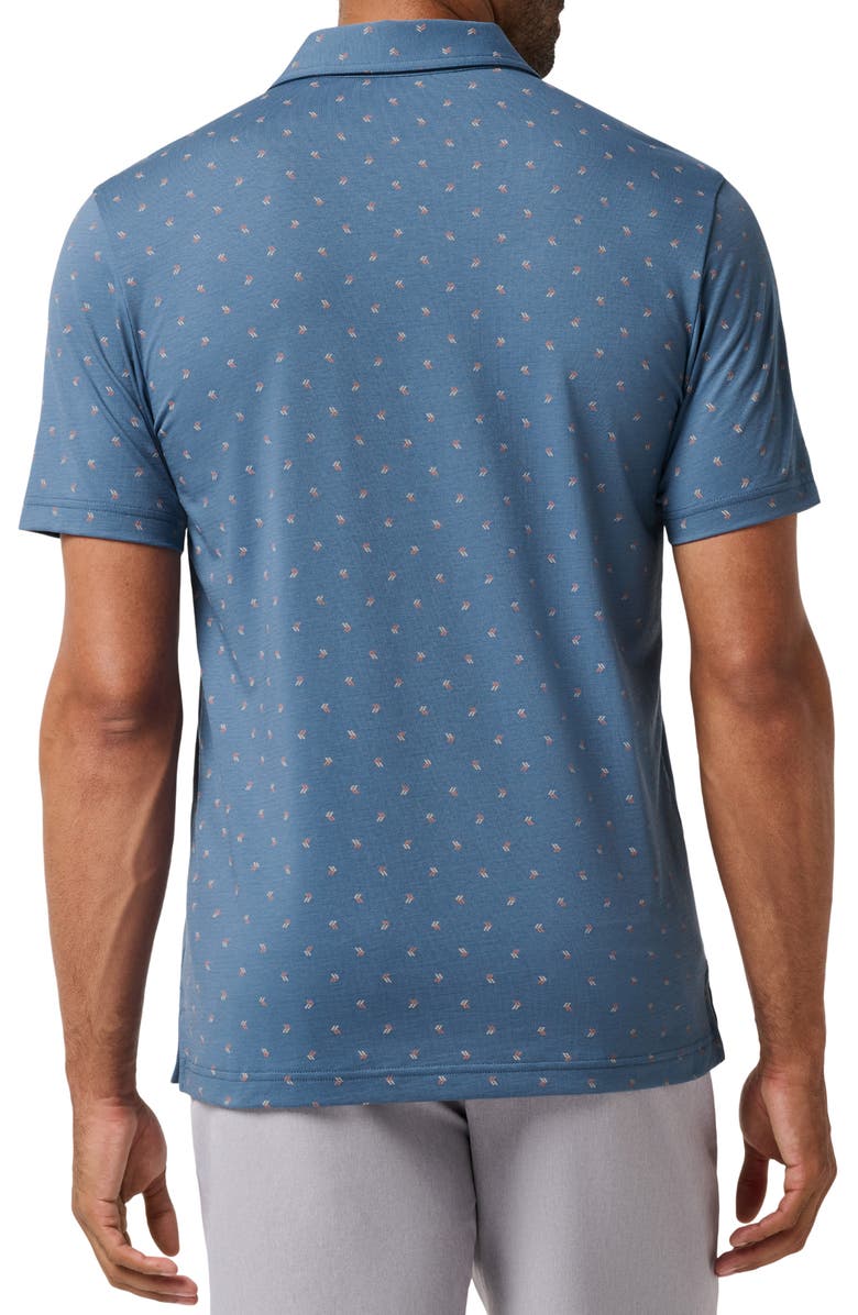 TravisMathew Neat Jersey Polo, Alternate, color, Blue Horizon