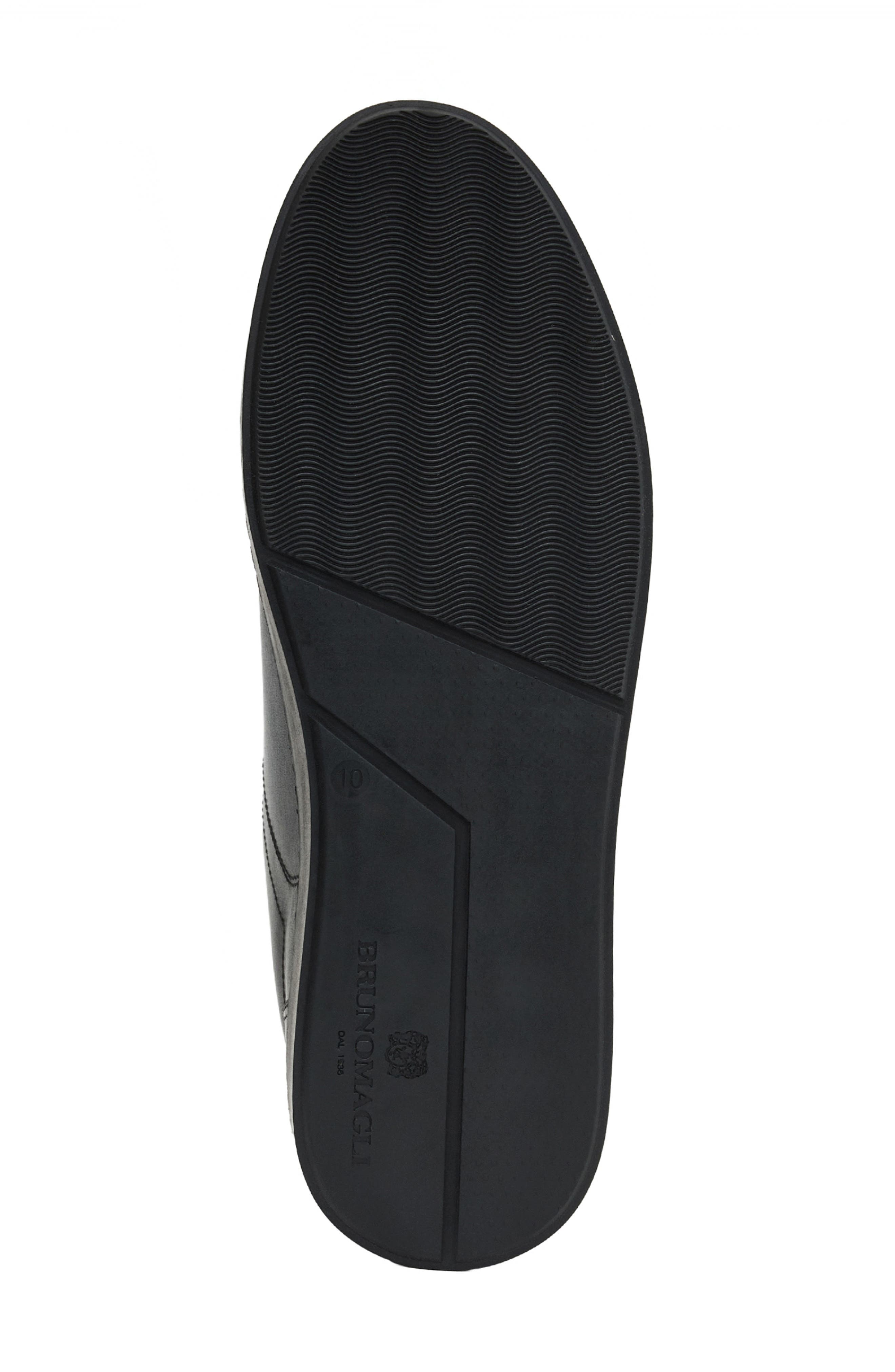 Martino Low Top Sneaker, Alternate, color, BLACK/ BLACK LEATHER