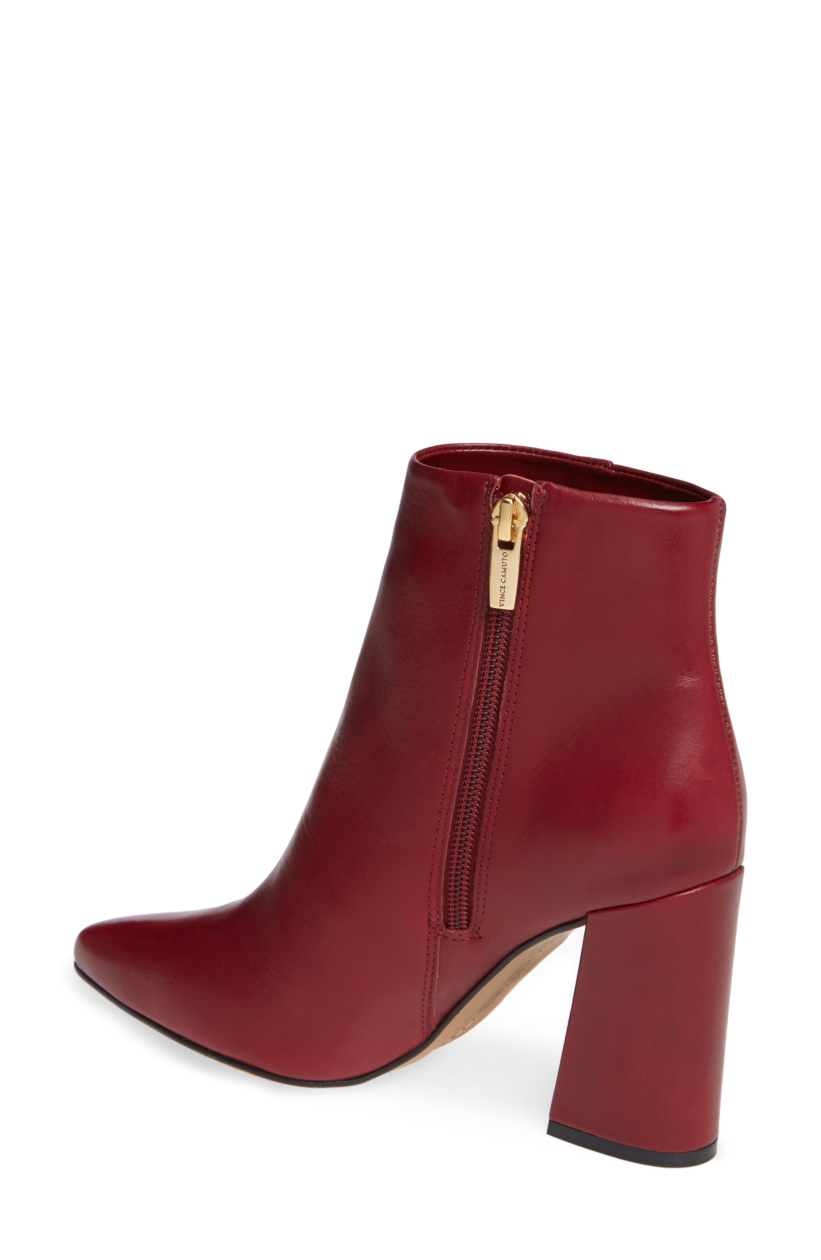 Thelmin Bootie (Nordstrom Exclusive), Alternate, color, BEAUJOLAIS LEATHER