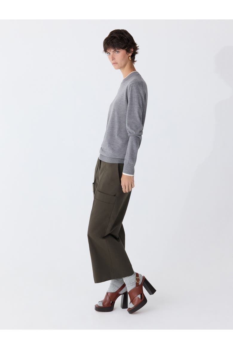 WYETH Cropped-leg Pant, Alternate, color, Forest