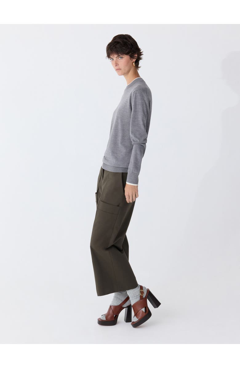 Callas Milano WYETH Cropped-leg Pant, Alternate, color, Forest