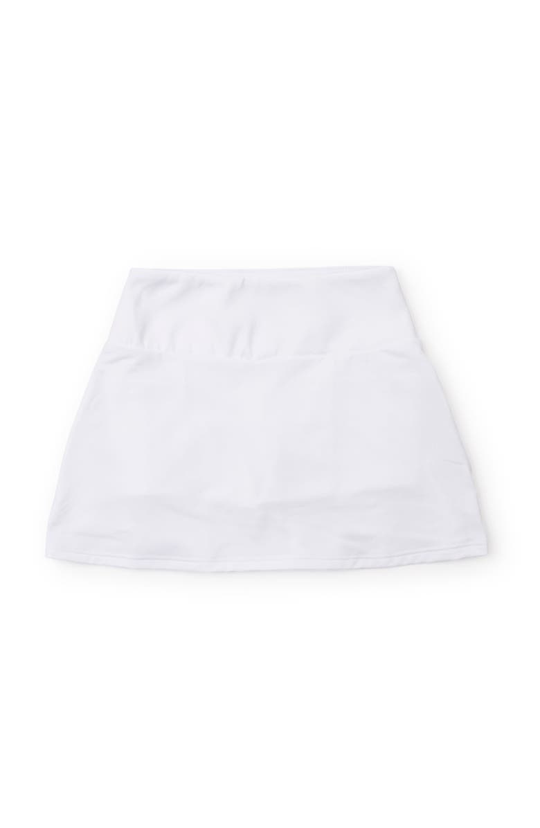Lila and Hayes Margot Girls' Tiered Skirt by LH Sport, Main, color, White