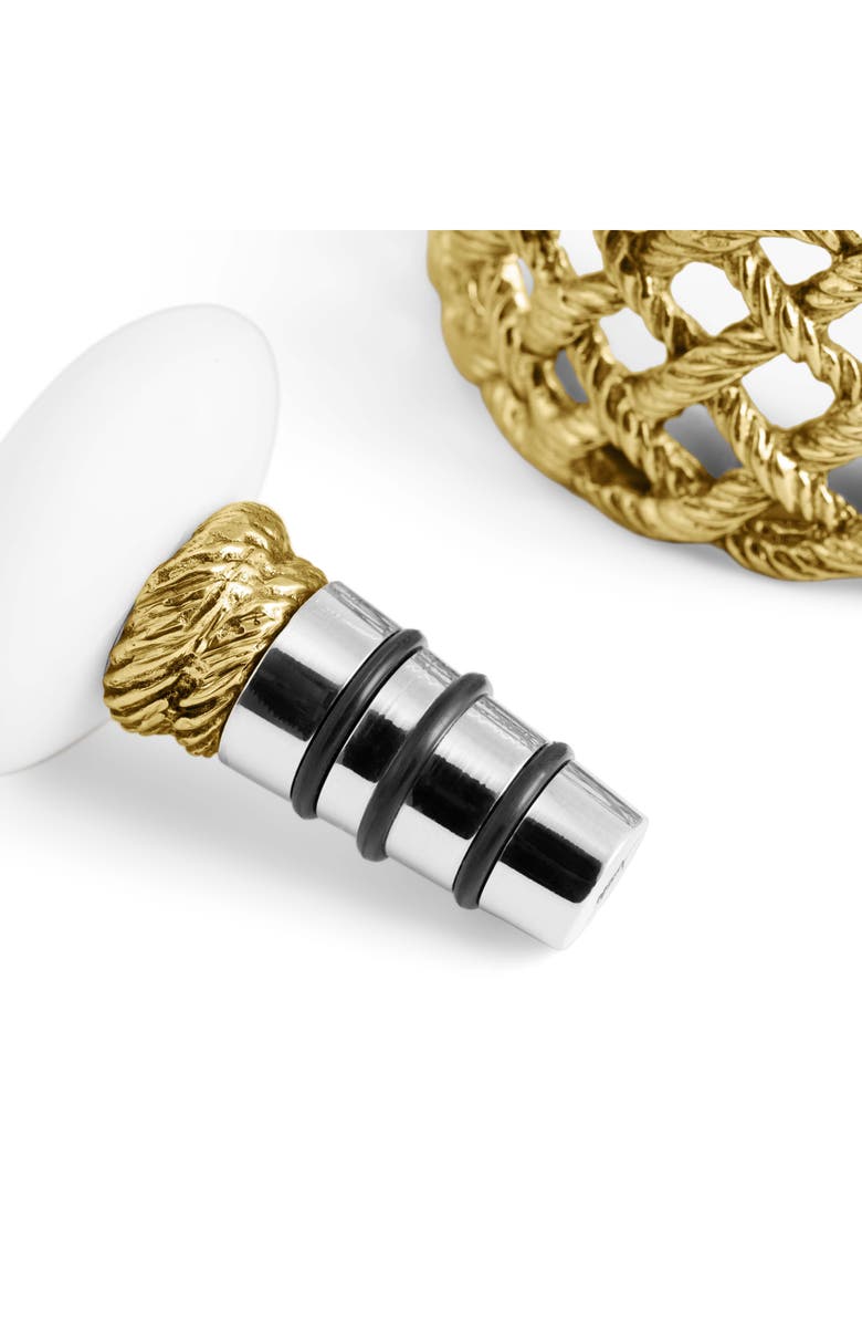 Michael Aram Love Knot Coaster & Stopper Set, Alternate, color,