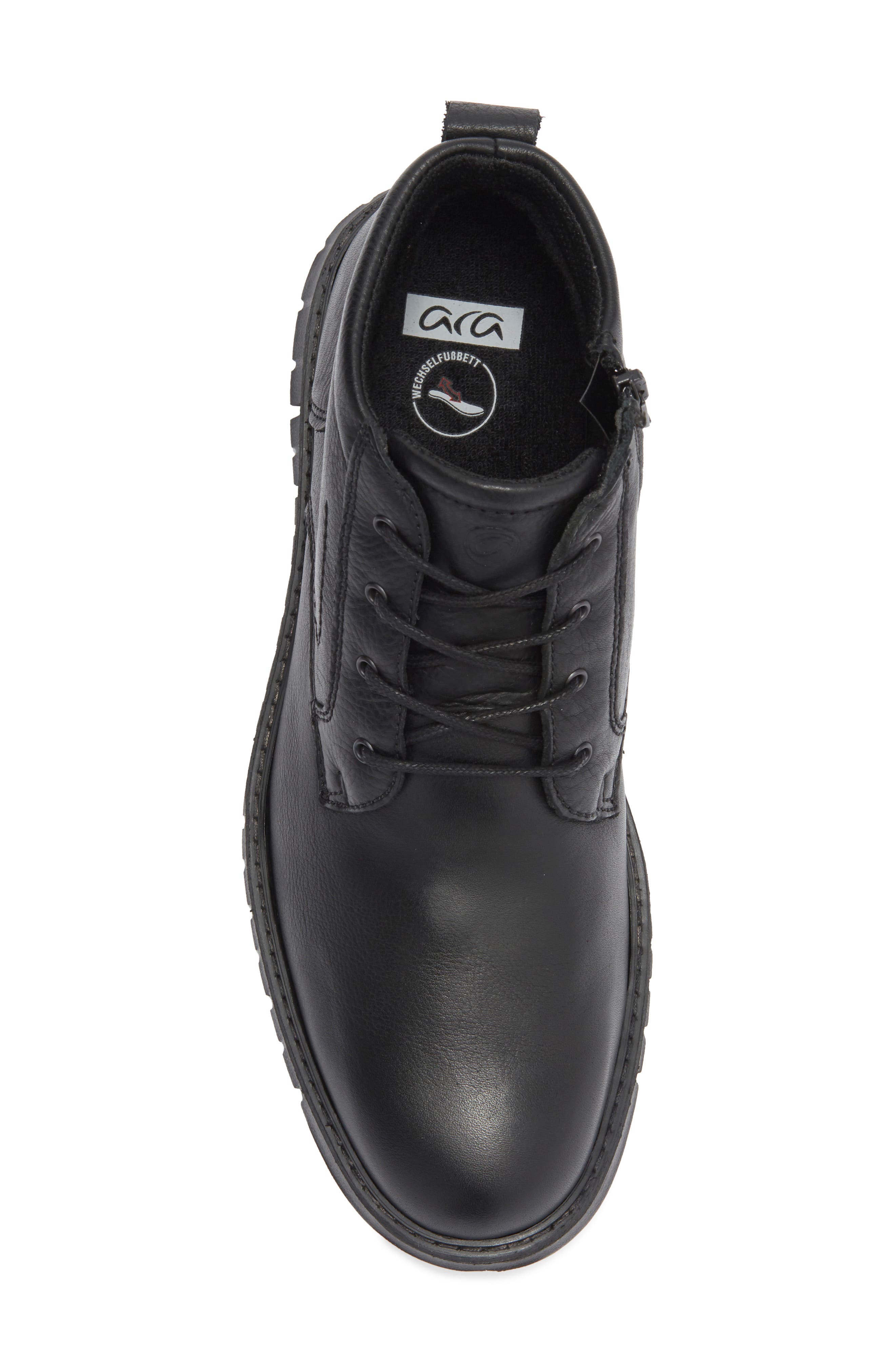 ara Langdon Chukka Boot, Alternate, color, Black Leather