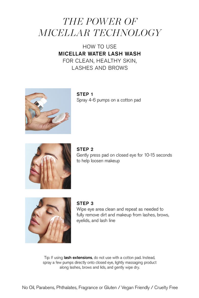 Micellar Water Lash Wash, Alternate, color, NO COLOR