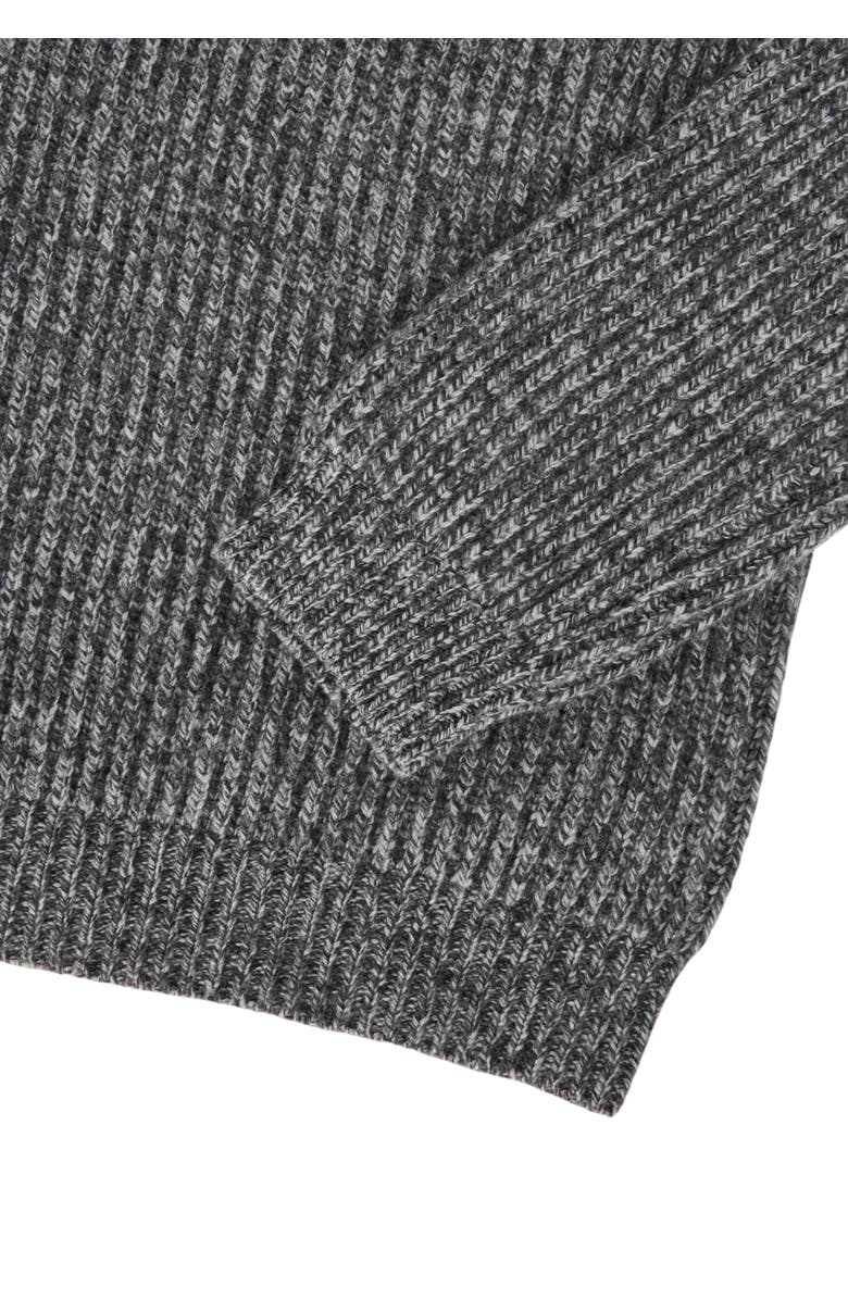 Robert Talbott Spencer Cashmere Blend Rollneck Sweater, Alternate, color, Grey Melange