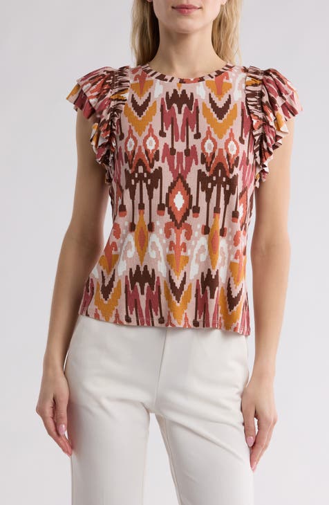 Print Flutter Sleeve T-Shirt