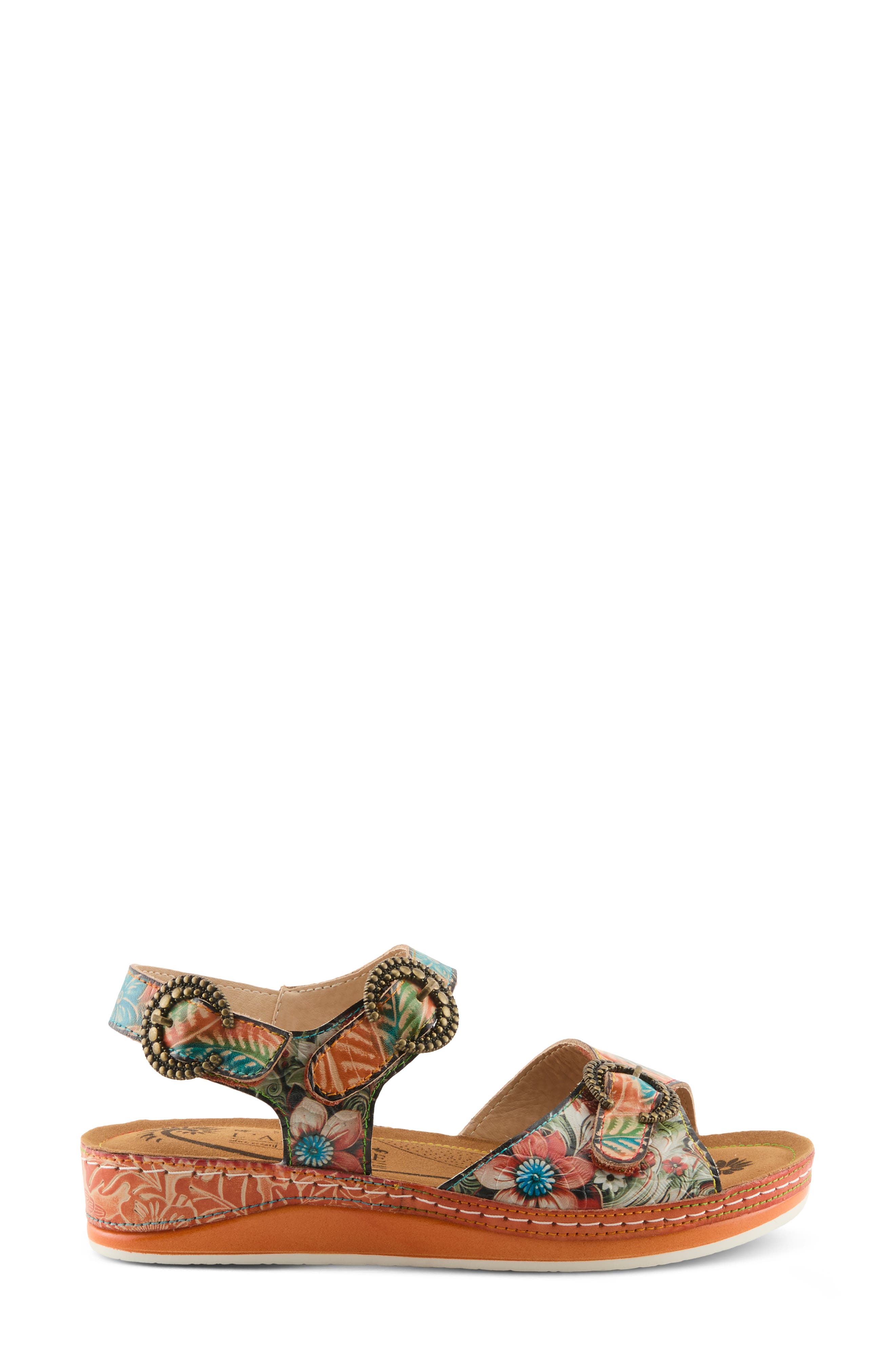 Offtrak Sandal, Alternate, color, ORANGE MULTI