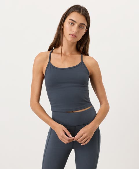 On The Go-To Shelf Bra Tank Made With Organic Cotton